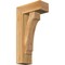 Ekena Millwork Imperial Block Rough Sawn Bracket w/ Offset Brace, Western Red Cedar, 6"W x 14"D x 26"H BKT0604X14X26IMP05RWR - alternate 1